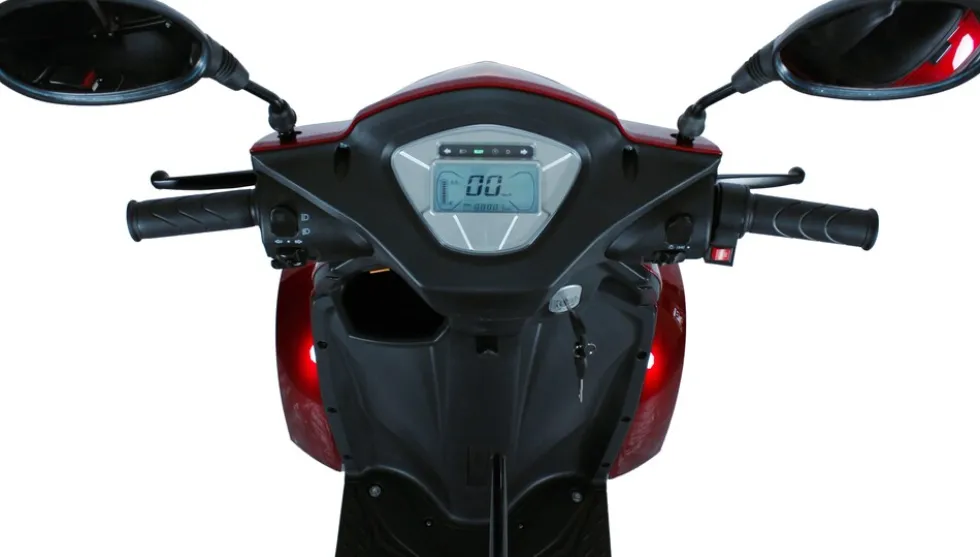 ECO ENGEL 530, 1000 Watt, 25 km/h, Elektromobil 4-Rad Roller, Rot - versch. Farben