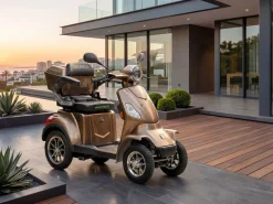 Econelo E-Seniorenmobil Voltrixx, Blei-Akku, 4-Rad, 1000 Watt, Braun