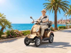 Econelo E-Seniorenmobil Voltrixx, Blei-Akku, 4-Rad, 1000 Watt, Braun