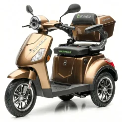 Econelo E-Seniorenmobil Yogi-IQ, Blei-Akku, 3-Rad, 1000 Watt, Braun