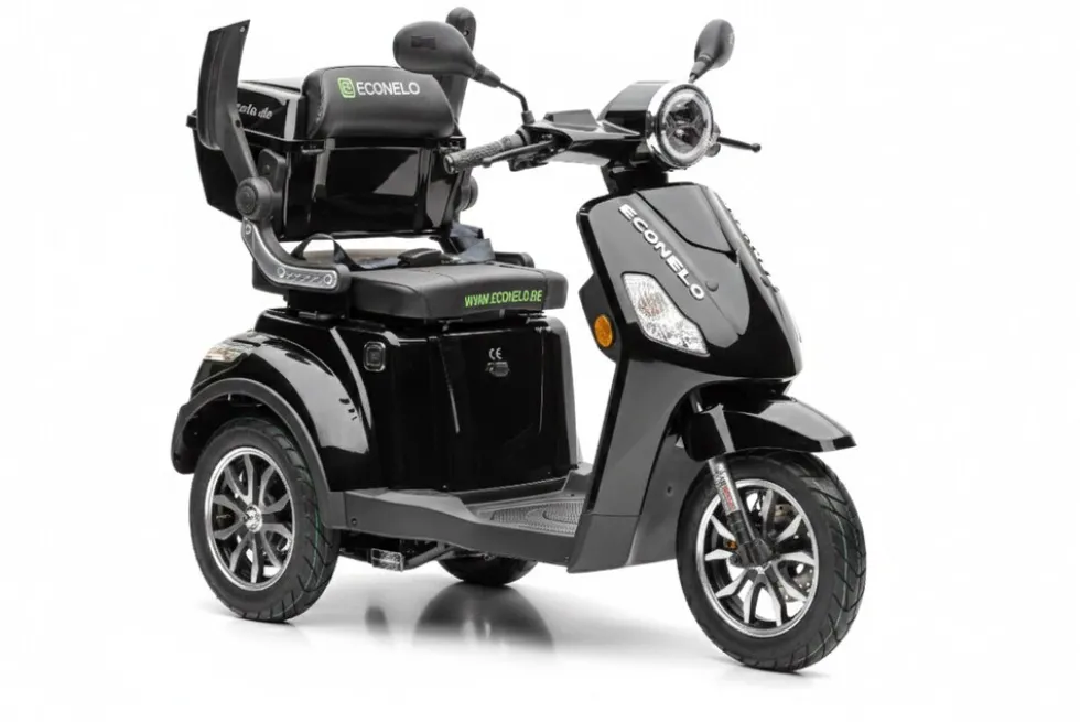 Econelo E-Seniorenmobil Yogi-IQ, Lithium-Akku, 3-Rad, 1000 Watt, Schwarz