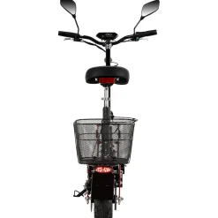 eFlux Street 40 Pro, E-Scooter, Straßenzulassung, 35 km/h, 800 Watt, mit Sitz, Gepäck-Korb, klappbar