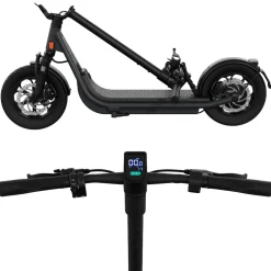 Egret X Core+ E-Scooter (max. 20 km/h, bis zu 55 km, Tragfähigkeit 130kg, Hinterradantrieb, 500W, Blinker)