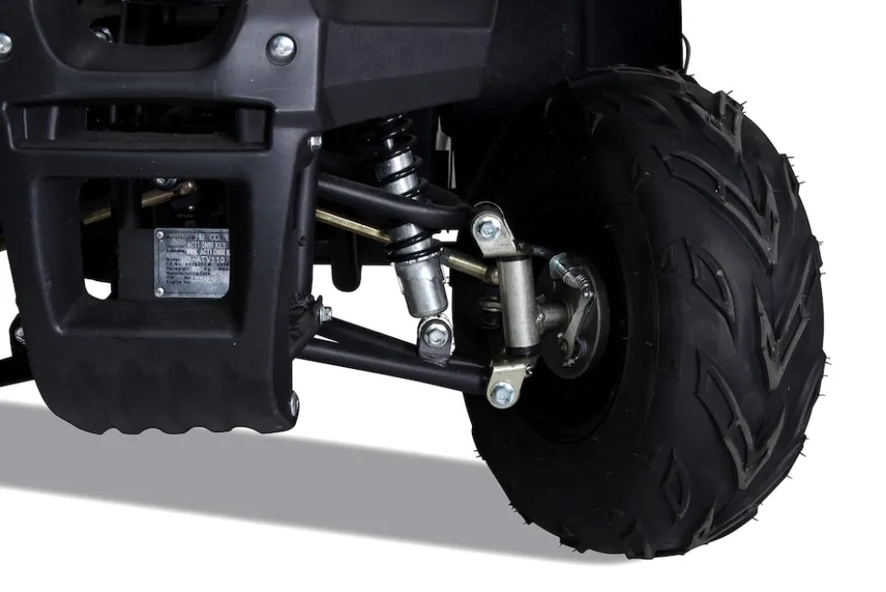 Elektro-Kinderquad S-8 Farmer, Midi-Quad mit 1000 Watt, Scheiben-/Trommelbremsen, bis 20 km/h, ab 8 (Schwarz)