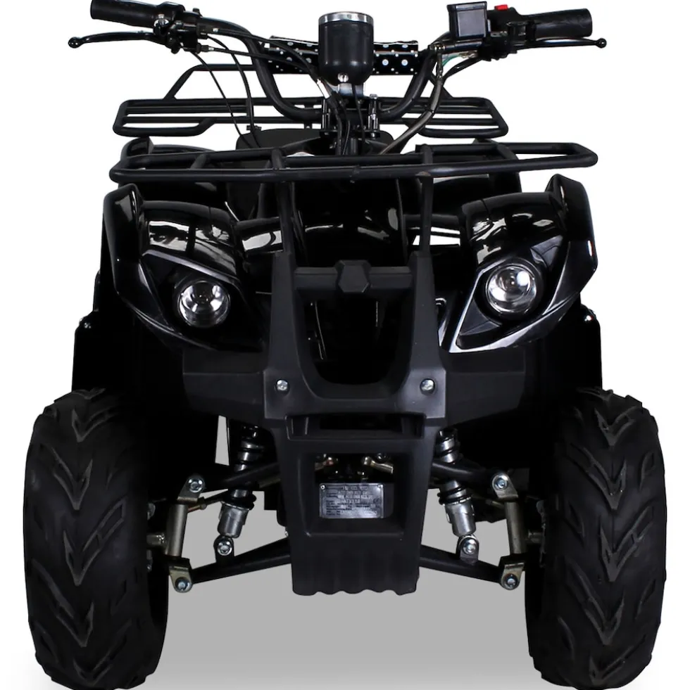 Elektro-Kinderquad S-8 Farmer, Midi-Quad mit 1000 Watt, Scheiben-/Trommelbremsen, bis 20 km/h, ab 8 (Schwarz)