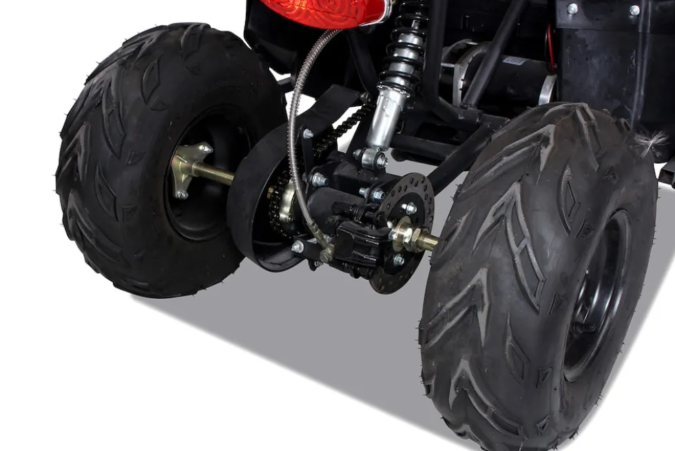 Elektro-Kinderquad S-8 Farmer, Midi-Quad mit 1000 Watt, Scheiben-/Trommelbremsen, bis 20 km/h, ab 8 (Schwarz)