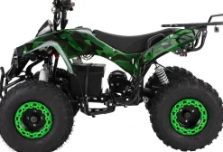 Elektro-Kinderquad S-10, Pocket-Quad mit 1000 Watt, Federung, Scheiben-/Trommelbremsen, bis 20 km/h (lackiert Camouflage)