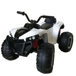 Elektro Kinderquad S888 weiss, Musikfunktion, 2x 25W Motoren, 12V 7Ah Akku