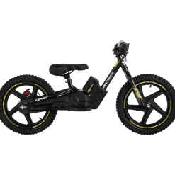 Elektro-Laufrad, 16 Zoll, Kinder-Balance-Bike m. 250 Watt, Scheibenbremsen, 3 Geschwindigkeitsstufen (Gelb)