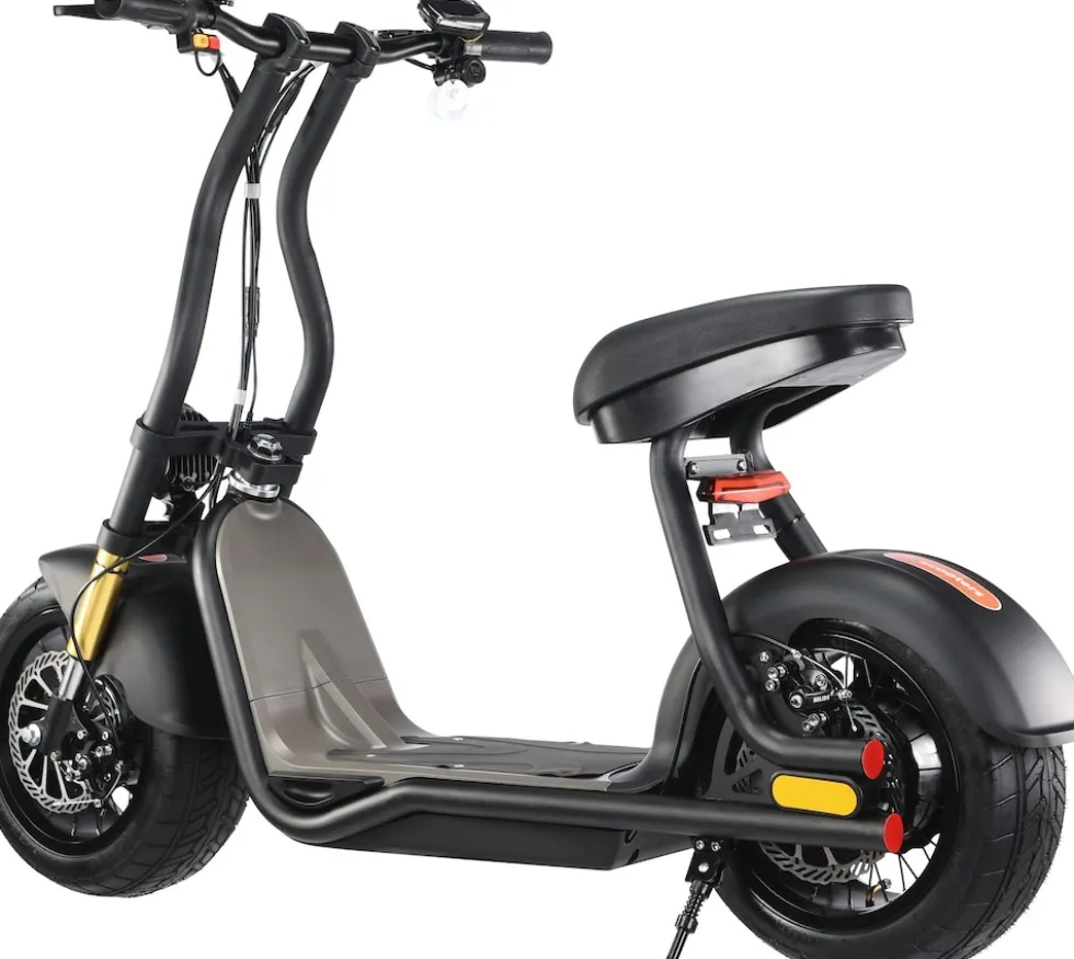 ENEWAY COCO Wave-S 1000W 48V Fatwheel LowRider Scooter mit Strassenzulassung 45 km/h BLACK