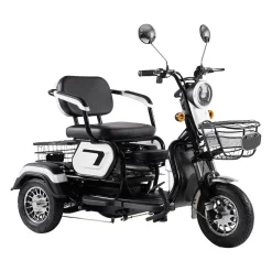 ENEWAY Elektromobil Bari - ETrike - E-Mobil - 3-Rad 6 km/h führerscheinfrei helmfrei weiß