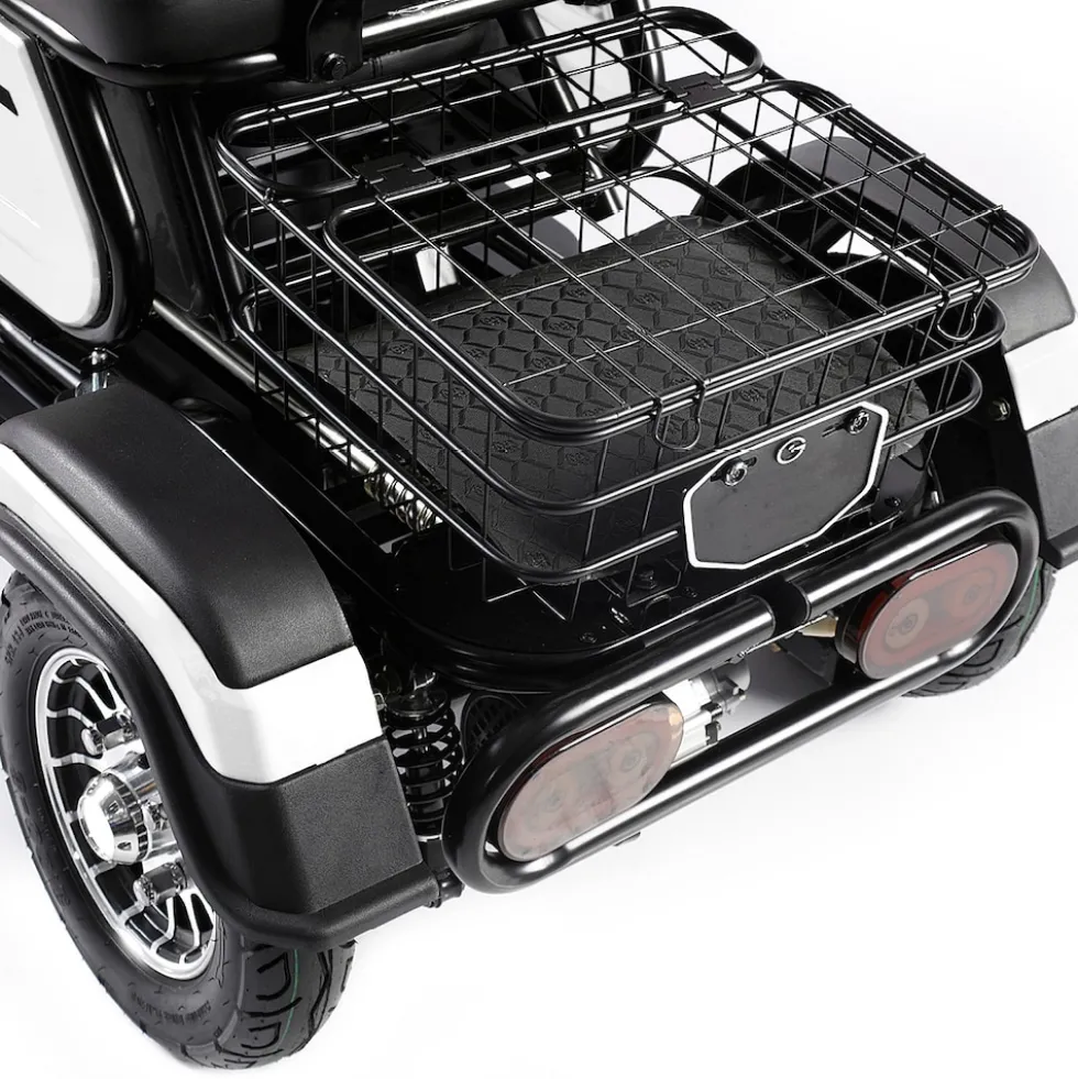 ENEWAY Elektromobil Bari - ETrike - E-Mobil - 3-Rad 6 km/h führerscheinfrei helmfrei weiß