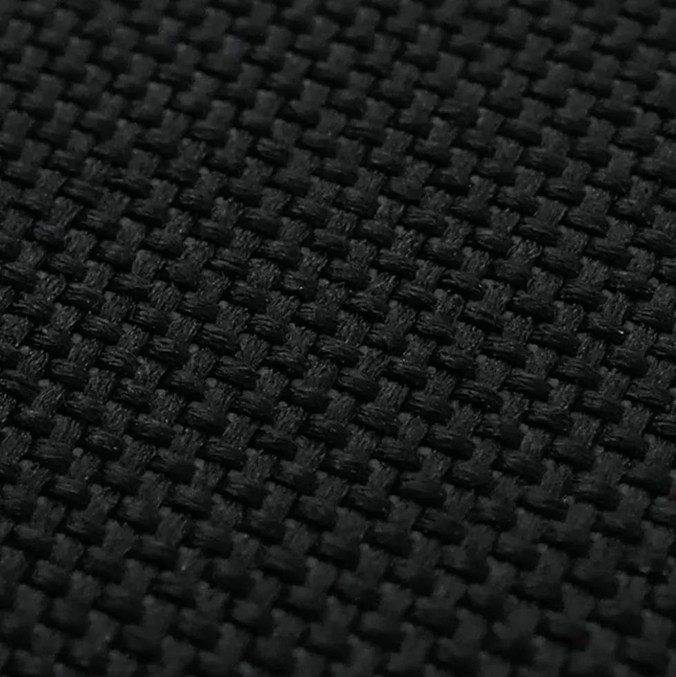 2er-Set Campingstuhl MCW-Q43, Gartenstuhl Balkonstuhl Freizeitstuhl, klappbar Bambus Metall Stoff/Textil ~ schwarz
