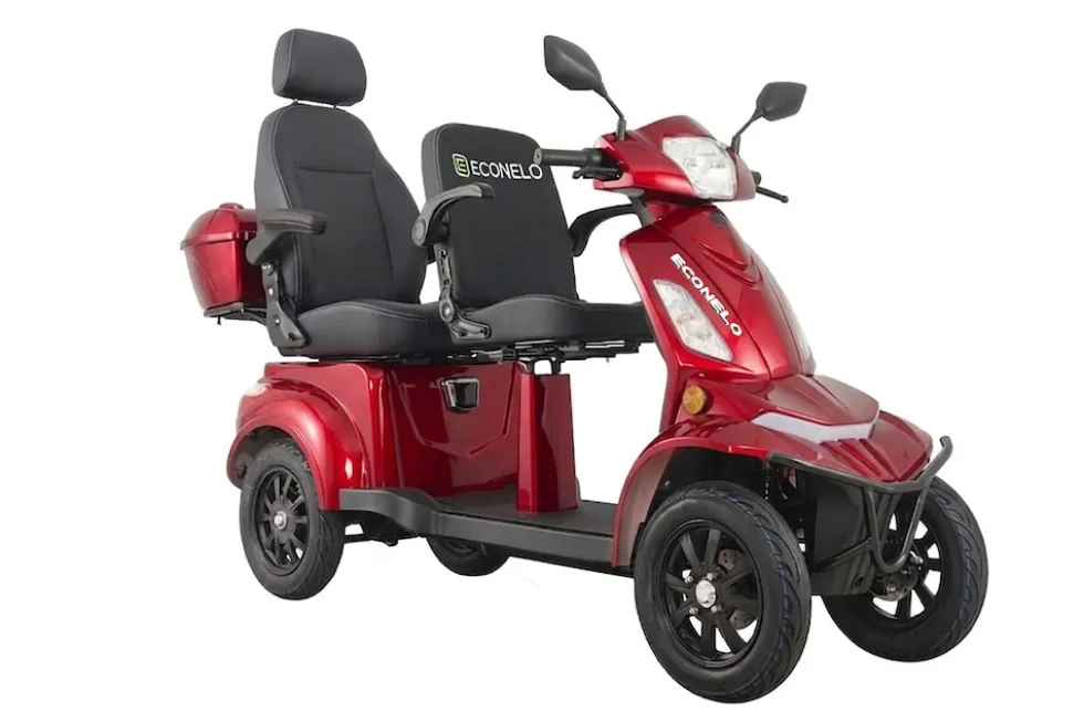 E-Seniorenmobil Vista Quarter-1L, Blei-Akku, 4-Rad, 60V, 1000 Watt, Rot