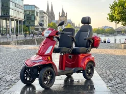 E-Seniorenmobil Vista Quarter-1L, Blei-Akku, 4-Rad, 60V, 1000 Watt, Rot