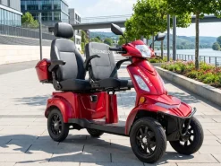 E-Seniorenmobil Vista Quarter-1L, Lithium-Akku, 4-Rad, 60V, 1000 Watt, Rot