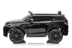 ES-Toys Kinder Elektroauto Land Rover Discovery 5 EVA-Reifen Bluetooth Musik MP3 schwarz