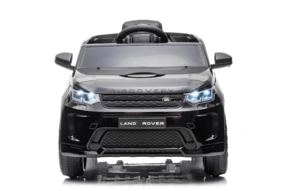 ES-Toys Kinder Elektroauto Land Rover Discovery 5 EVA-Reifen Bluetooth Musik MP3 schwarz