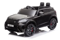 ES-Toys Kinder Elektroauto Range Rover Velar EVA-Reifen Stoßdämpfer Scheinwerfer schwarz