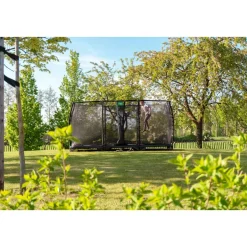 EXIT Allure Classic Bodentrampolin 214x366cm - grün