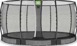 EXIT Allure Premium Bodentrampolin ø427cm - schwarz