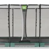 EXIT Allure Premium Bodentrampolin 244x427cm - grün