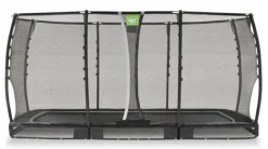 EXIT Allure Premium Bodentrampolin 244x427cm - schwarz