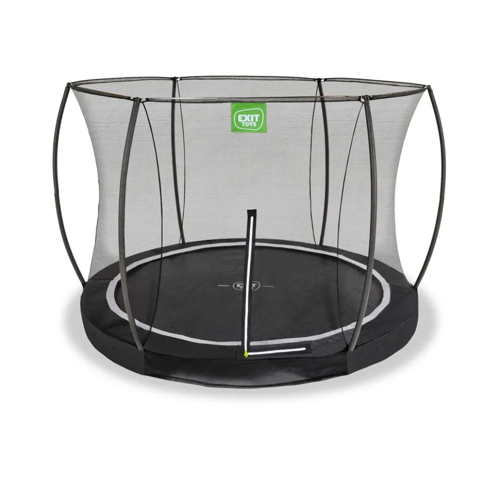 EXIT Black Edition Bodentrampolin ø244cm - schwarz