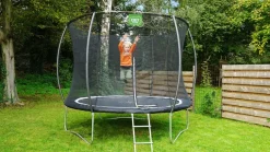EXIT Black Edition Trampolin ø244cm - schwarz