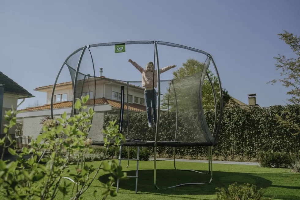 EXIT Black Edition Trampolin ø366cm - schwarz