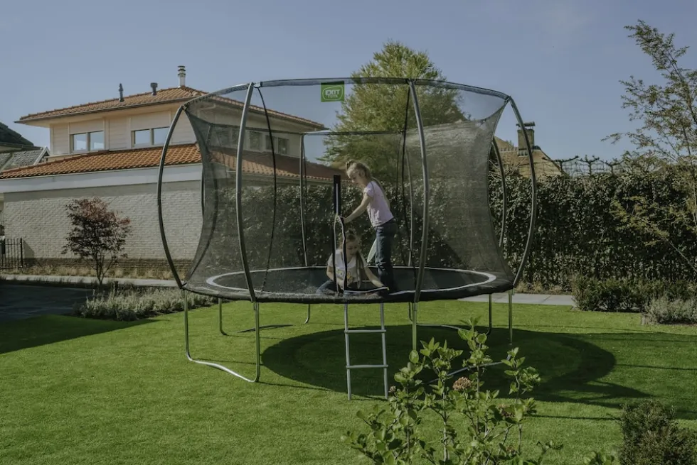 EXIT Black Edition Trampolin ø366cm - schwarz