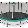 EXIT Lotus Premium Trampolin ø427cm - grün