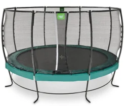 EXIT Lotus Premium Trampolin ø427cm - grün