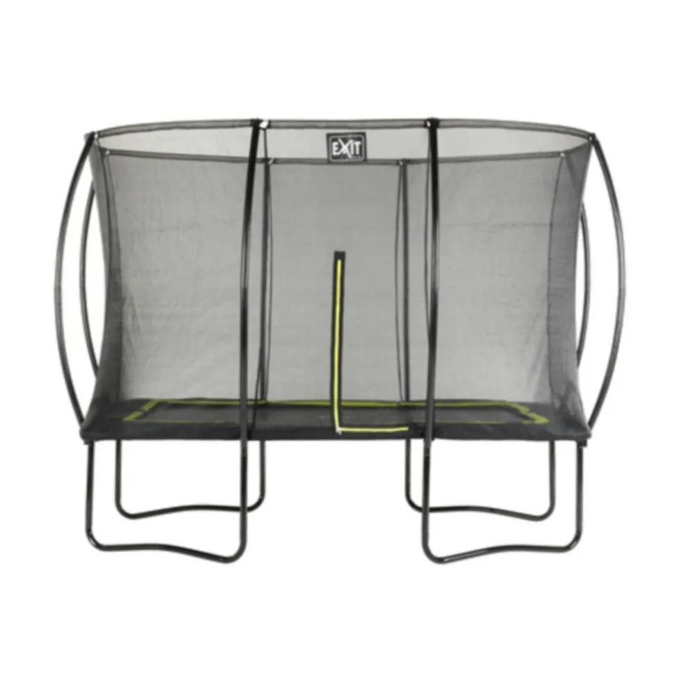 EXIT Silhouette Rechteckig 214x305cm (7x10ft) + Sicherheitsnetz Schwarz
