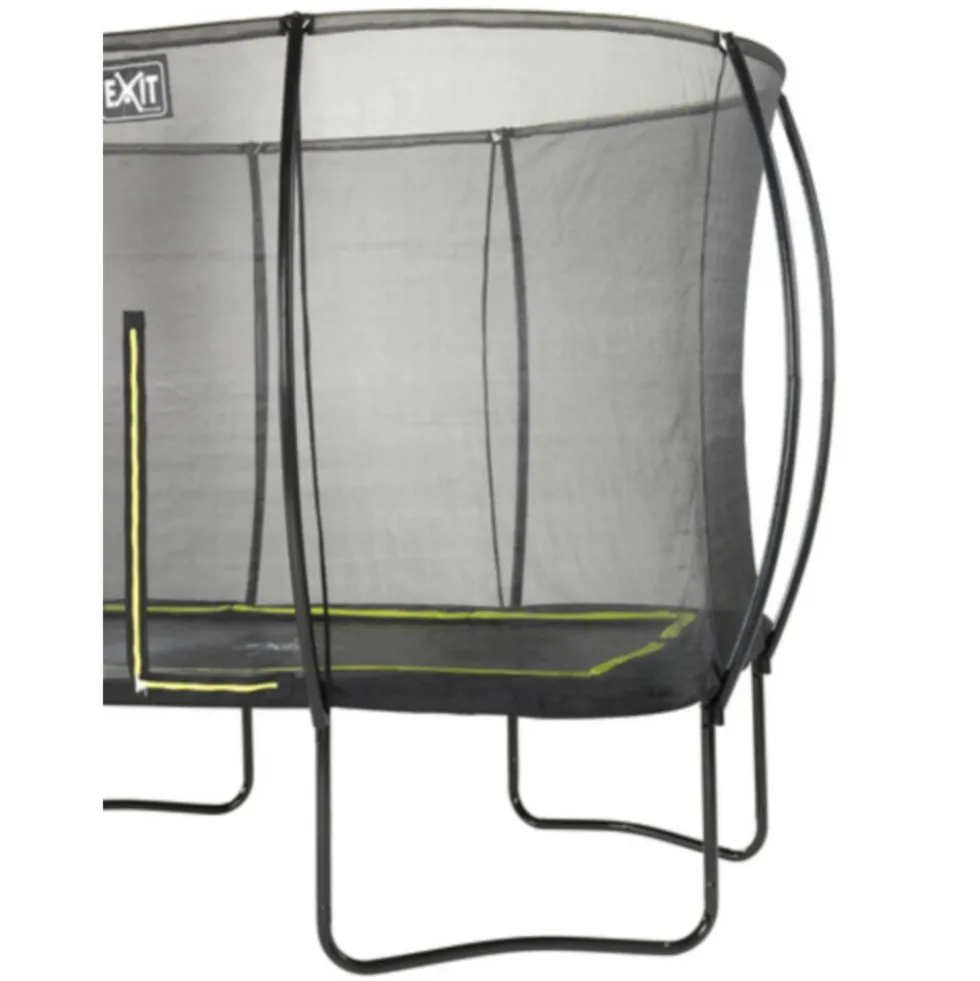 EXIT Silhouette Rechteckig 214x305cm (7x10ft) + Sicherheitsnetz Schwarz