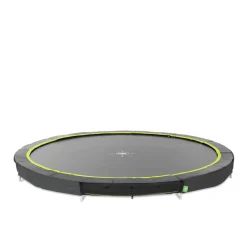 EXIT Silhouette sports Bodentrampolin ø366cm - schwarz