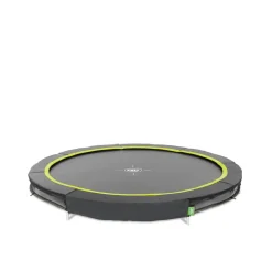 EXIT Silhouette sports Bodentrampolin ø305cm - schwarz