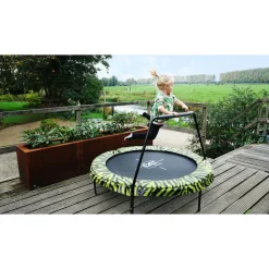 EXIT Tiggy Junior Trampoline ø140cm Lime + Griffstange