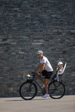Fahrrad- Kindersitz Caress f. Rahmenrohr, weiß