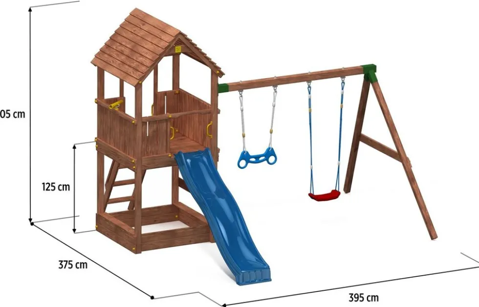 FUNGOO Spielturm FUNGOO JOY Move+ Step On Free Time