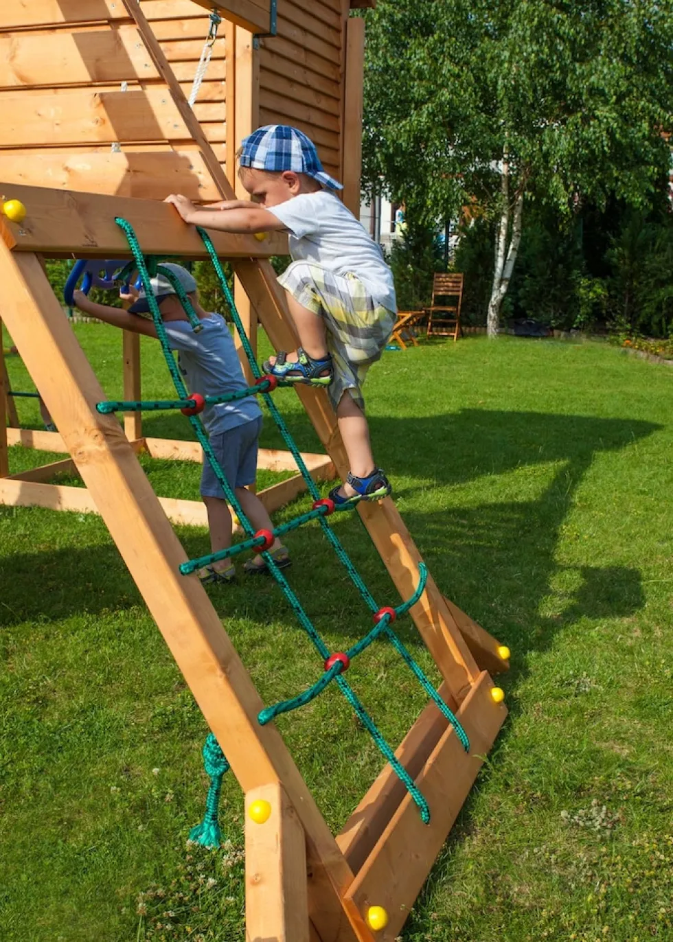 FUNGOO Spielturm Klettergerüst FORTRESS Spider+