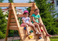 FUNGOO Spielturm Klettergerüst My_SPACE_XL in versch. Ausführungen Spielplatz Holzschaukel