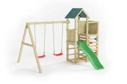 FUNGOO Spielturm Klettergerüst Chester mit Schaukel & Rutsche