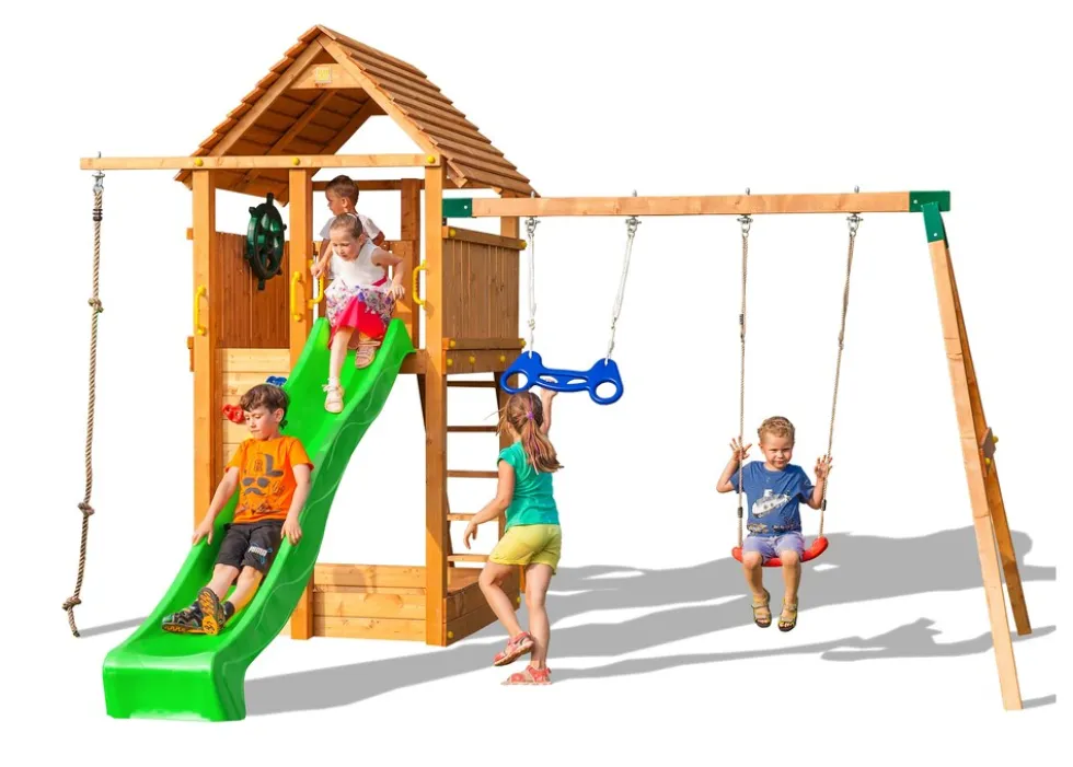 FUNGOO Spielturm Klettergerüst FORTRESS Move+