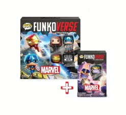 Funko - Strategie-Spiel - Funkoverse Marvel + Erweiterung Brettspiel Superhelden Avengers