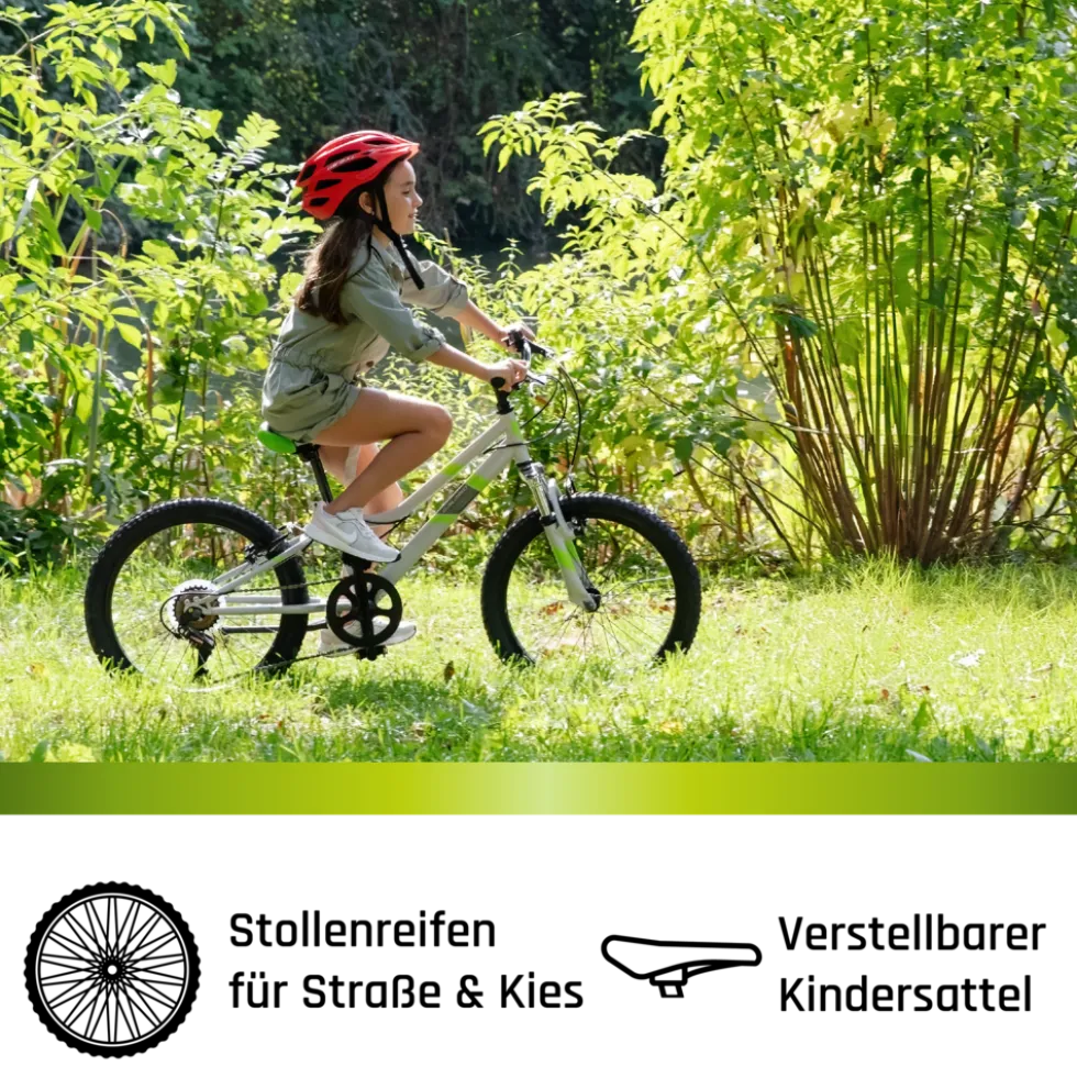 Galano GA20 Kinderfahrrad 20 Zoll 120 - 135 cm Mädchen Jungen Fahrrad ab 5 Jahre Mountainbike 7 Gänge MTB Hardtail Kinder Fahrrad