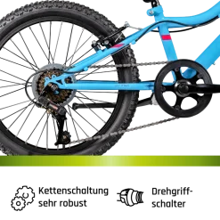 Galano GA20 Kinderfahrrad 20 Zoll 120 - 135 cm Mädchen Jungen Fahrrad ab 5 Jahre Mountainbike 7 Gänge MTB Hardtail Kinder Fahrrad