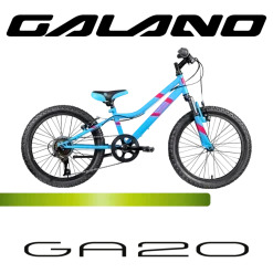Galano GA20 Kinderfahrrad 20 Zoll 120 - 135 cm Mädchen Jungen Fahrrad ab 5 Jahre Mountainbike 7 Gänge MTB Hardtail Kinder Fahrrad