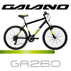 Galano GA260 26 Zoll Mountainbike 160 - 185 cm MTB Hardtail Fahrrad 21 Gänge V-Brakes Jugendliche unisex