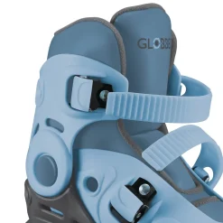 GLOBBER LEARNING SKATES 2in1 – Inline- und Quad-Skates Kinder, verstellbar Gr.26-29, ABEC 9, Rollengröße 48x24 mm, blau